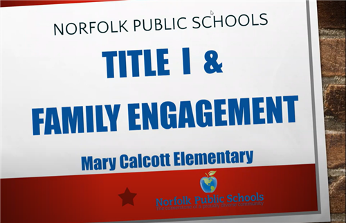 Title I and Family Engagement